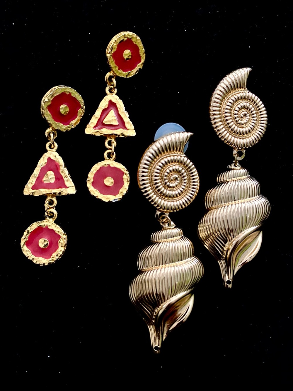 Contemporary Earrings 2 for 1